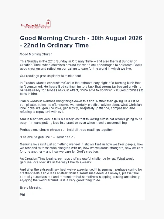GMC &ndash; 30 August 2026