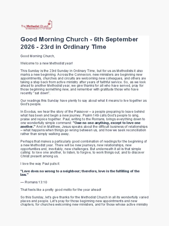 GMC &ndash; 6 September 2026
